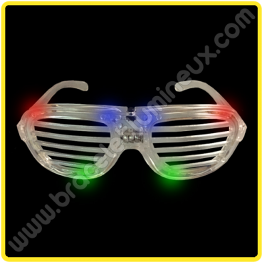 Lunettes Led à Barreaux Pour Soirée