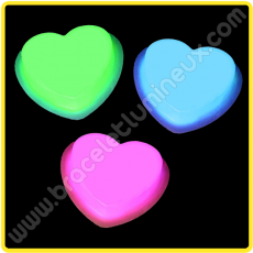 Pin Fluorescente Corazón (1 ud)