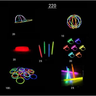 Soirée Fluo pour Enfants 220 produits