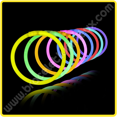 Bracelet Fluorescent Lumineux (Lot de 40 pcs + 40 connecteurs) - Baton  Lumineux Fluo - Qualité Premium - Accessoires Couleurs Flash Pour Vos
