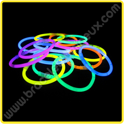 Bracelets fluorescents lumineux pour animation REF/14614