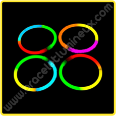 Pulseras Fluorescentes Tricolor