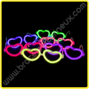 Lunettes Lumineuses Coeur à l' engros (50 u.)