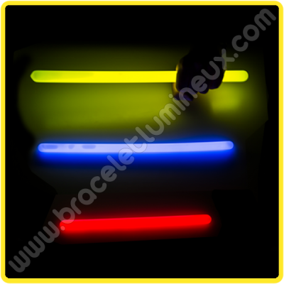 Baton lumineux Snaplight - jaune - Boite de 30