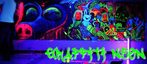 peinture neon graffiti