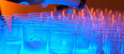 Verres Fluorescents fête