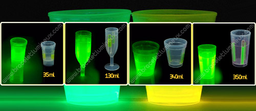 verre lumineux pour fete